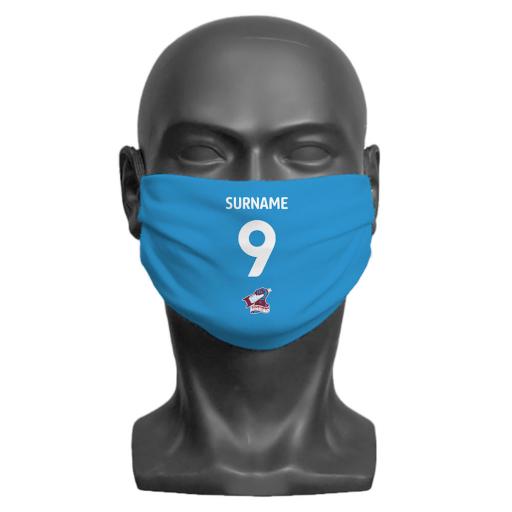 Scunthorpe United FC Back of Shirt Adult Face Mask (Medium)