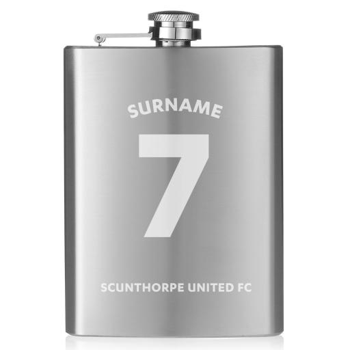 Scunthorpe United FC Shirt Hip Flask